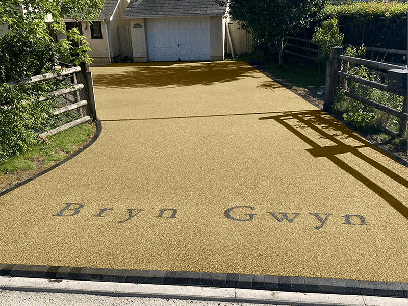 Bespoke Cappuccino Resin Driveway Installation