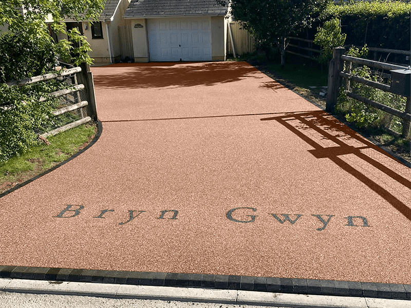 Rosso Luna Bespoke Resin Driveway