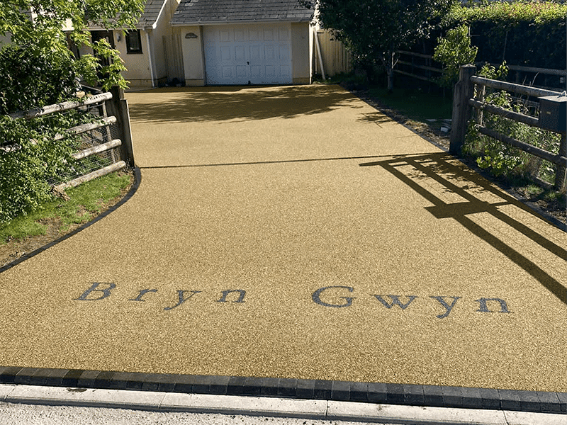 Spring Haze Resin Driveway